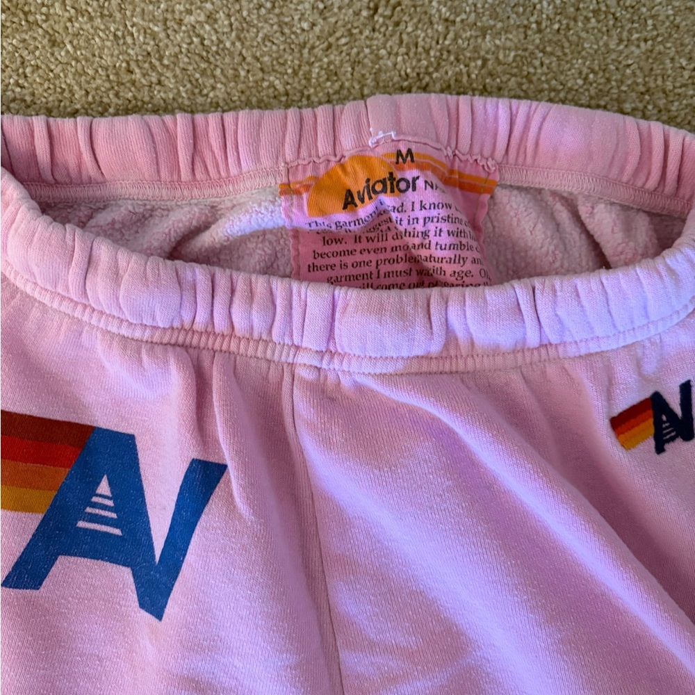 Aviator Nation size M pink pants - Picture 2 of 7